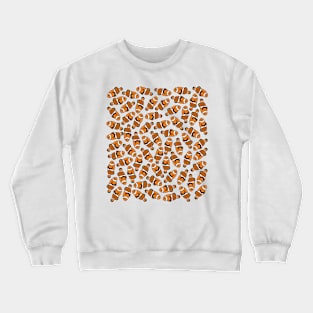 Cute Fish Clownfish Cartoon Pattern, made by EndlessEmporium Crewneck Sweatshirt